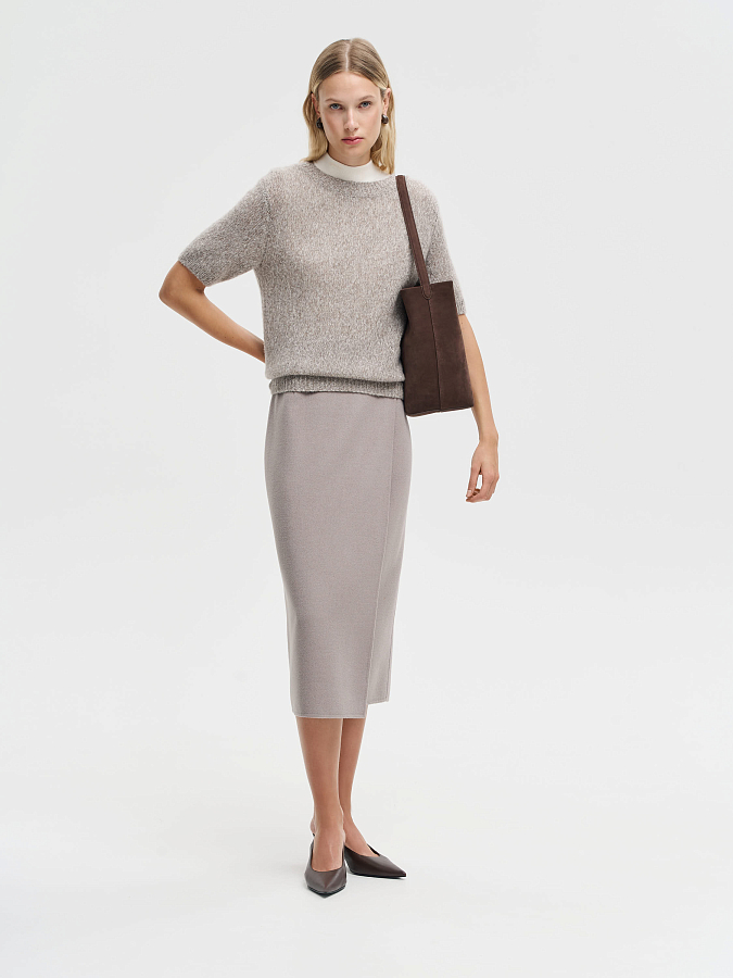 LSWN-032048 Юбка (бежевый, XS)