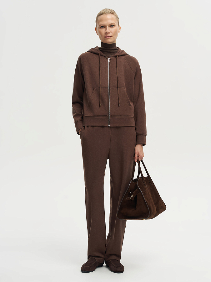 LSWN-132036 Брюки (коричневый, L)