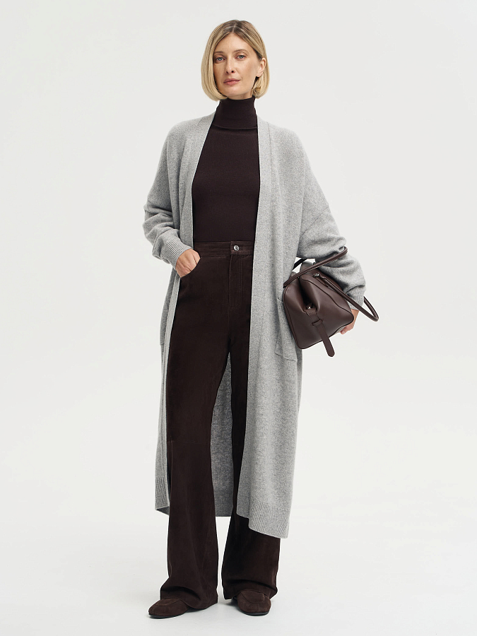 LSWN-202052 Кардиган (серый, S)