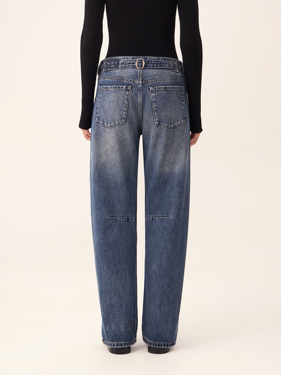 Джинсы из хлопка