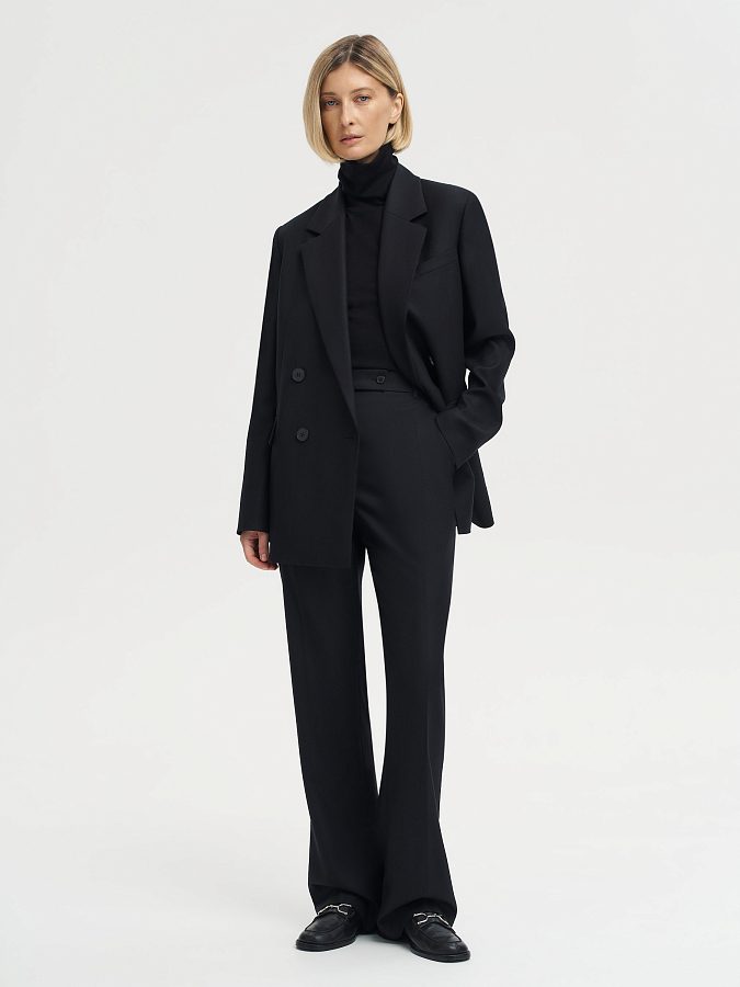 LSWN-132021 Брюки (черный, XS)