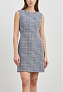 Твидовое платье-футляр длины мини