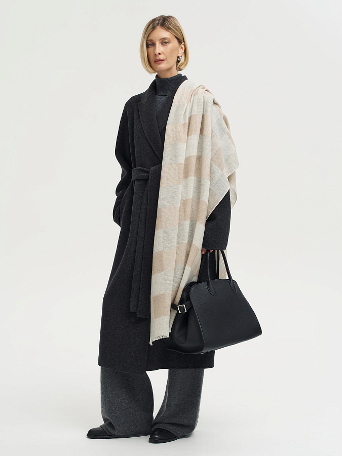 LSWN-432008 Платок (кремовый, S)