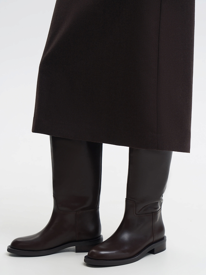 LSWN-572009 Сапоги (темно-коричневый, 36)