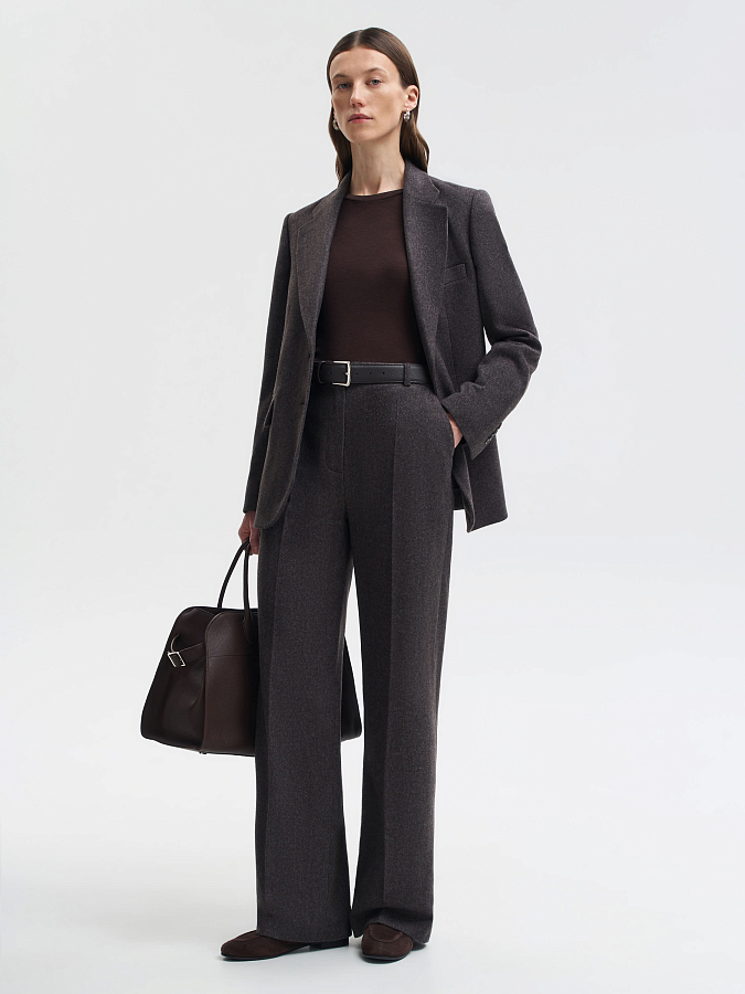 LSWN-132062 Брюки (коричневый, XS)