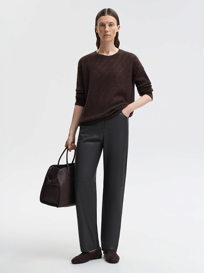 LSWN-342079 Джемпер (коричневый, S)