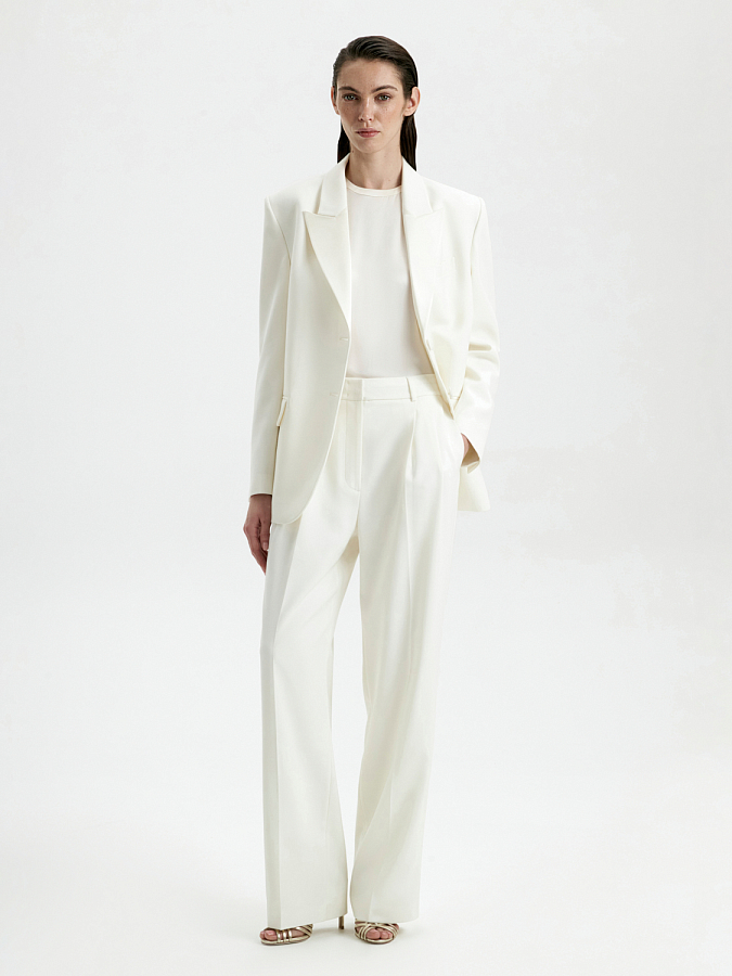 LWWS-132047 Брюки (кремовый, M)