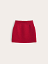 Юбка мини с шерстью