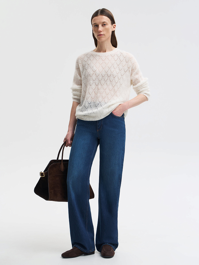 LSWN-342079 Джемпер (белый, S)