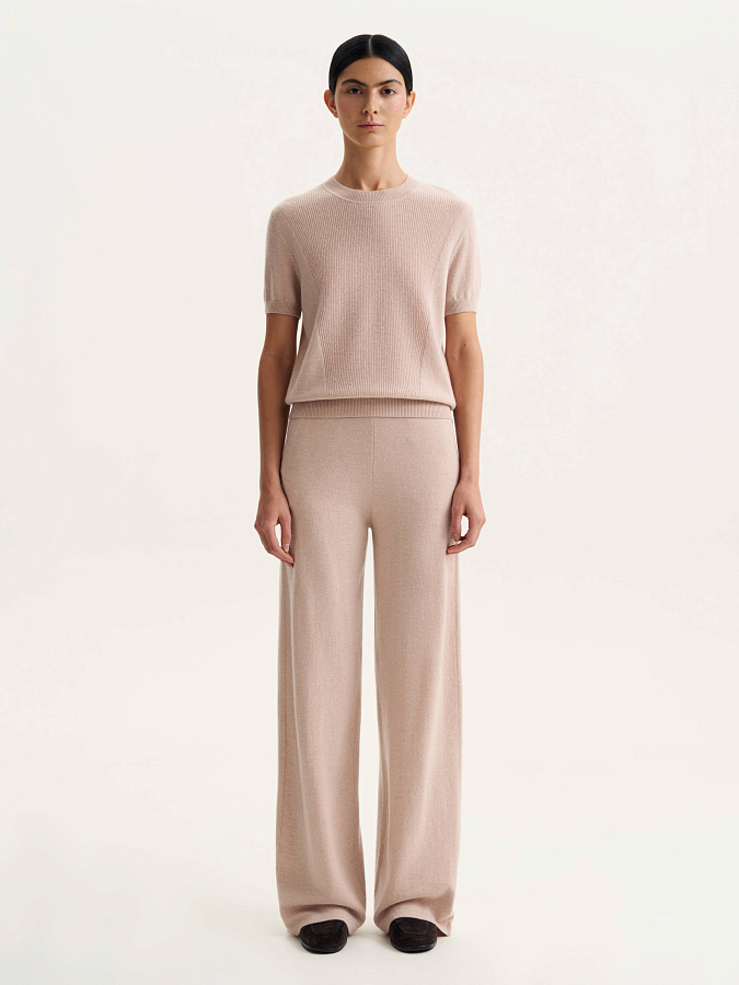 LSSL-822001 Брюки трикотажные (бежевый, XS)