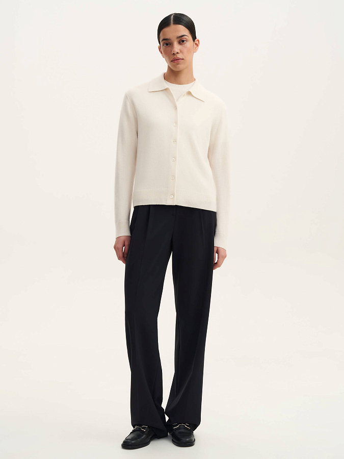 LSSL-202009 Кардиган (белый, S)