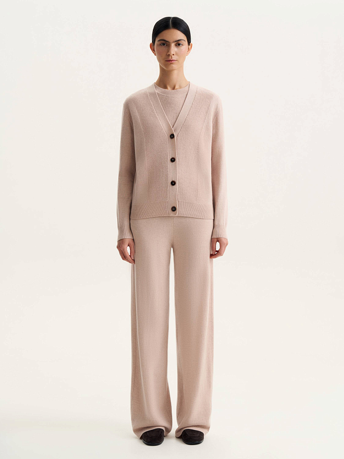 LSSL-202005 Кардиган (бежевый, L)