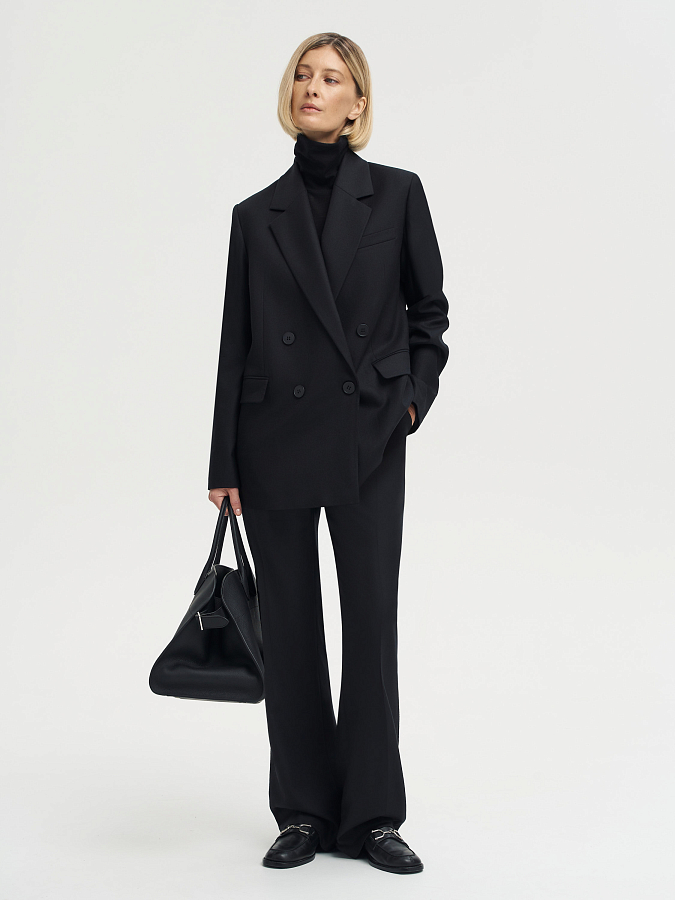 LSWN-122019 Жакет (черный, XS)