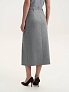 Юбка миди с разрезом