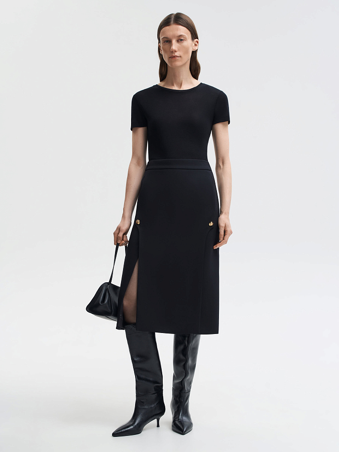 LSWN-032032 Юбка (черный, XS)