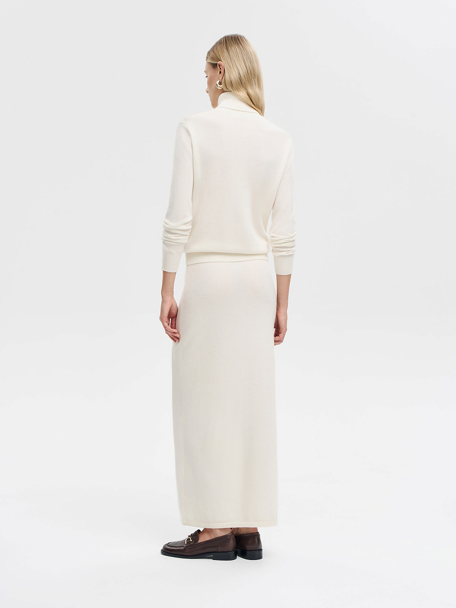 Юбка из мериноса и кашемира