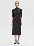 Юбка миди из шерсти