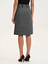 Юбка миди из шерсти