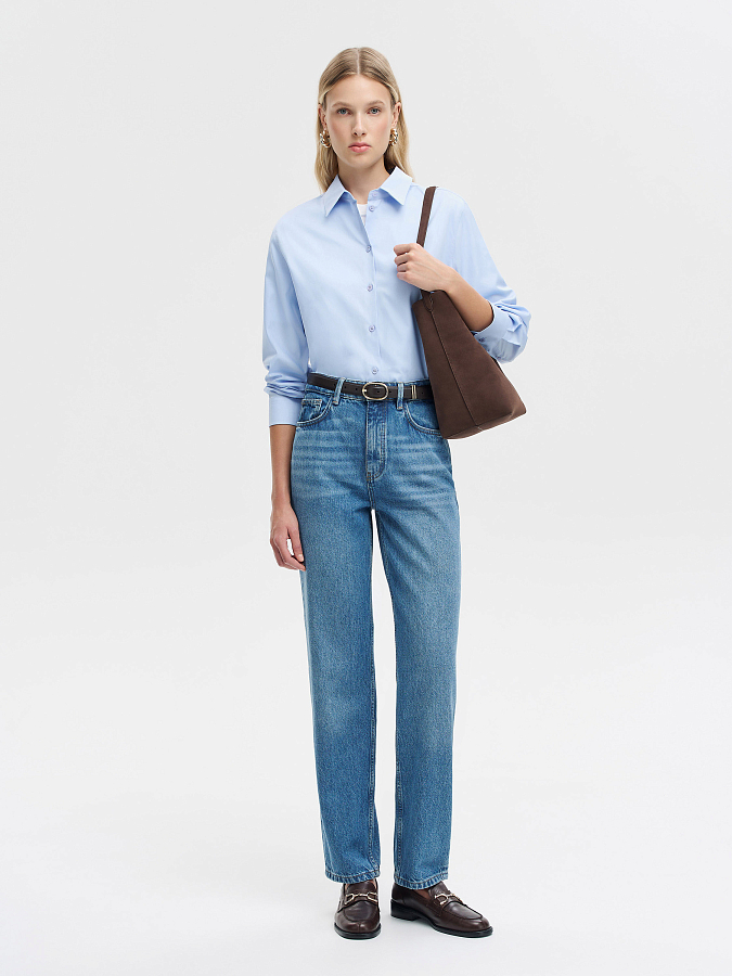 LSWN-102004 Рубашка (синий, XS)