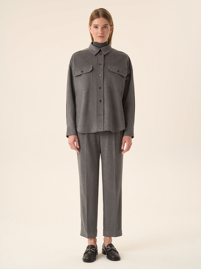 LWWS-102006 Рубашка (темно-серый, XS)