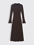 Платье расклешенное из шерсти мериноса