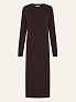 Прямое платье из шерсти мериноса и кашемира