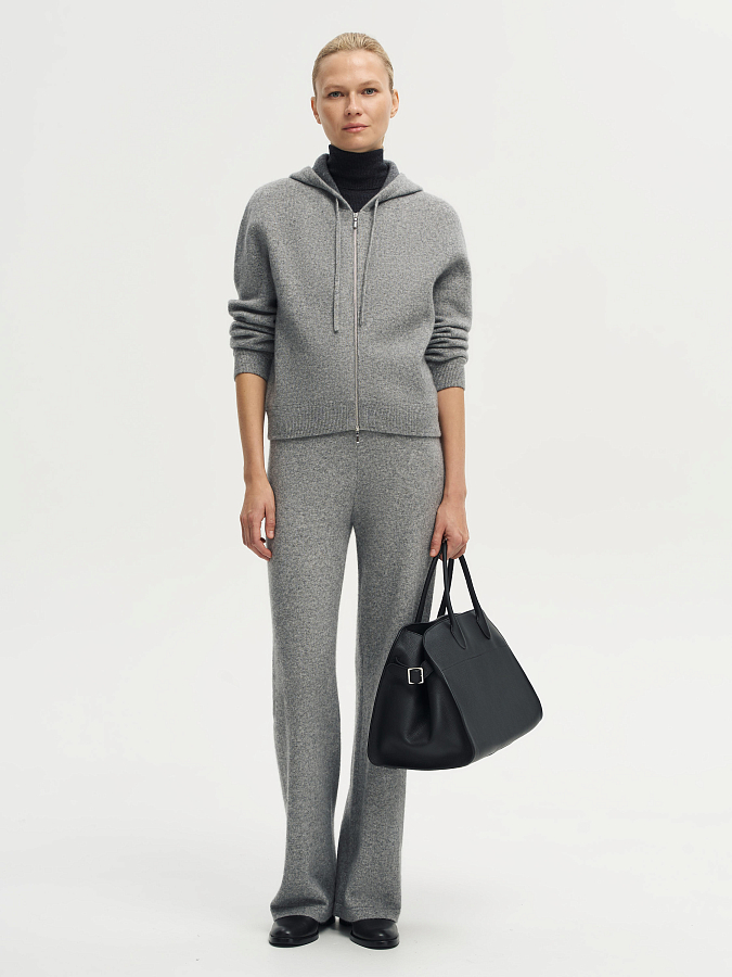 LSWN-822016 Брюки трикотажные (светло-серый, S)