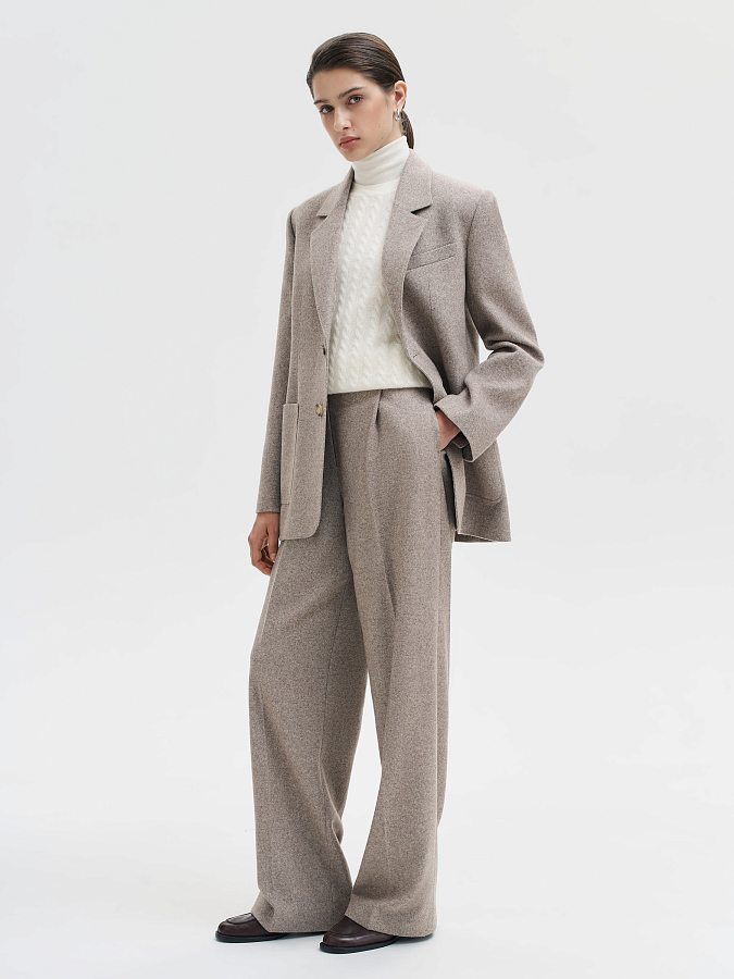 LSWN-132012 Брюки (бежевый, L)