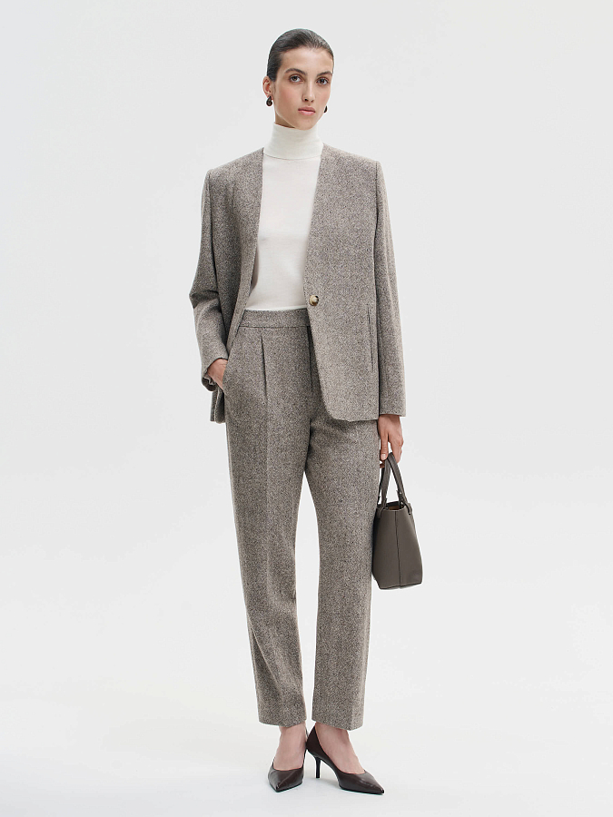 LSWN-132058 Брюки (бежевый, XS)