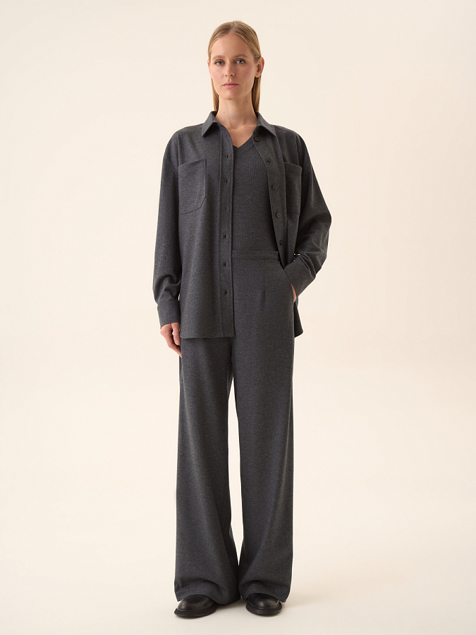 LWWS-132018 Брюки (темно-серый, M)