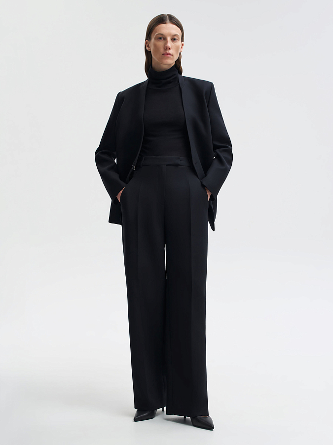 LSWN-132053 Брюки (черный, XS)