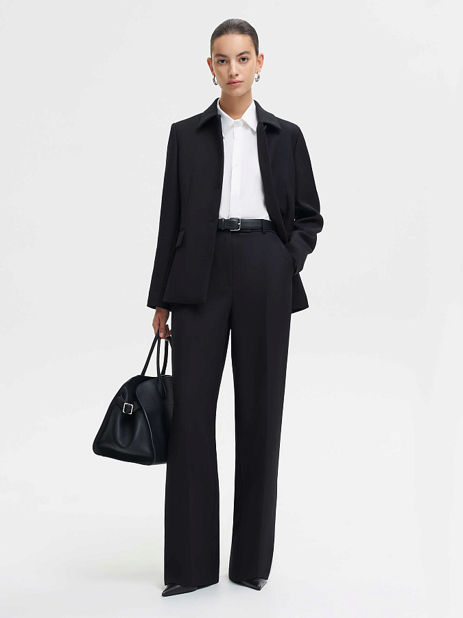 LSWN-132055 Брюки (черный, XS)