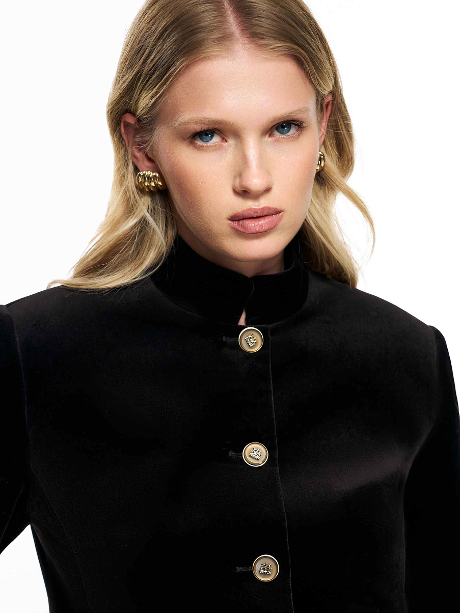 Жакет из бархата