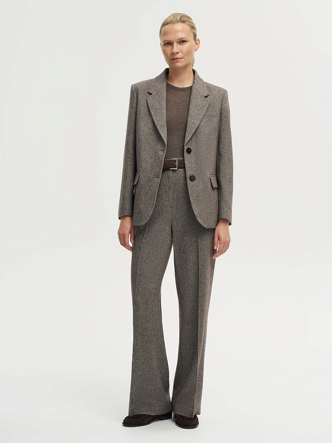 LSWN-122046 Жакет (коричневый, XS)