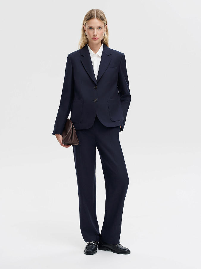 LSWN-122021 Жакет (темно-синий, XS)