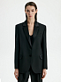 Однобортный жакет с акцентным воротником