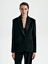 Однобортный жакет с акцентным воротником