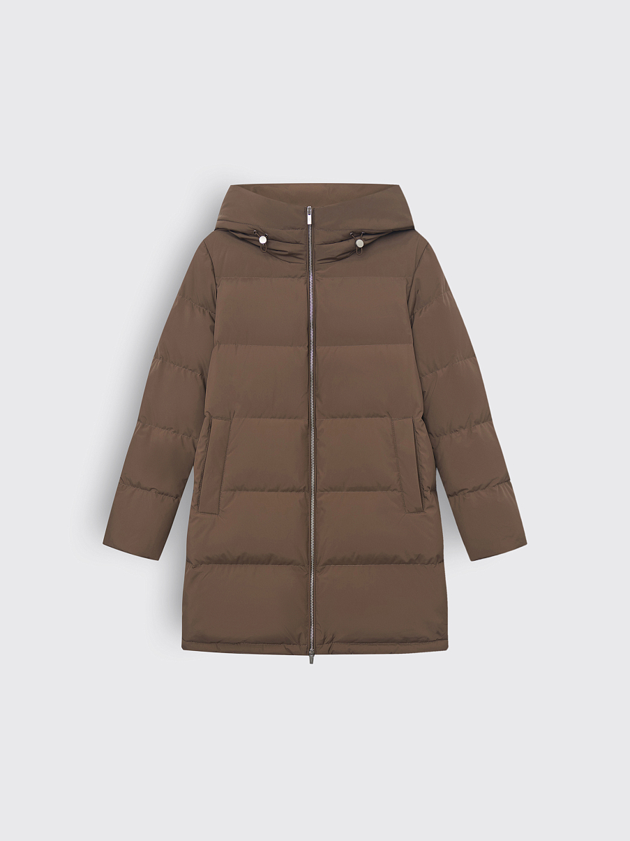 Пуховик удлиненный