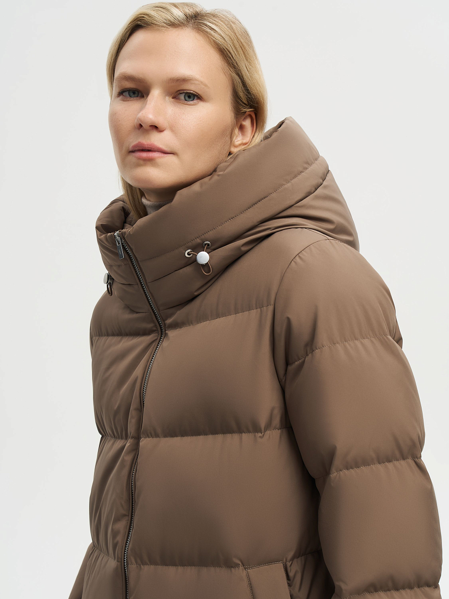 Пуховик удлиненный