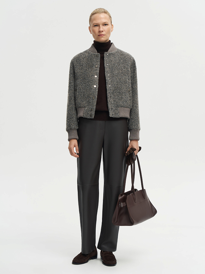 LSWN-562003 Бомбер (серый, S)