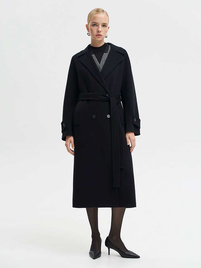 LSWN-042030 Пальто (черный, S)