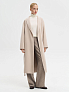 Пальто-халат из мериноса и кашемира