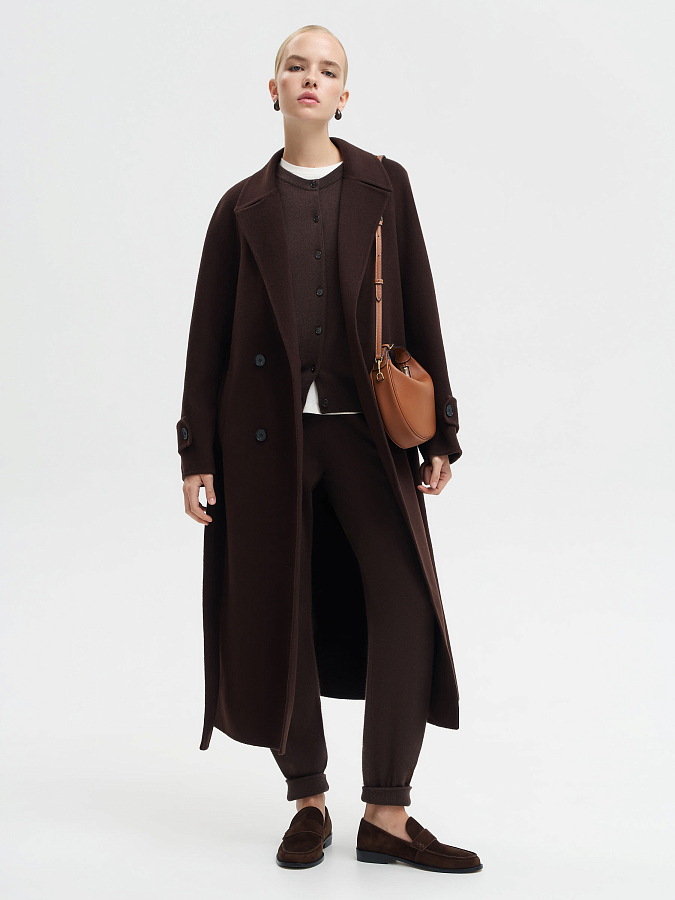 LSWN-042030 Пальто (коричневый, XS)