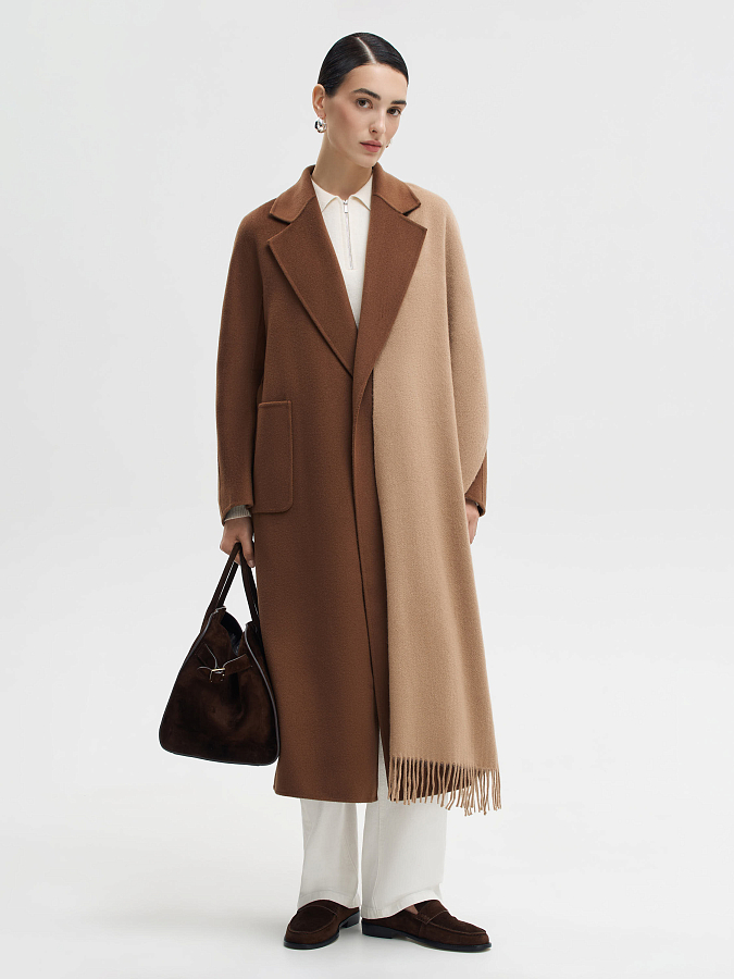 LSWN-042024 Пальто (карамель, L)