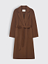 Пальто из шерсти с шелком