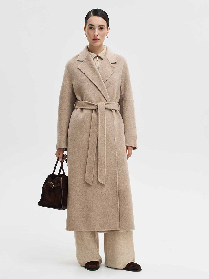 LSWN-042035 Пальто (бежевый, L)