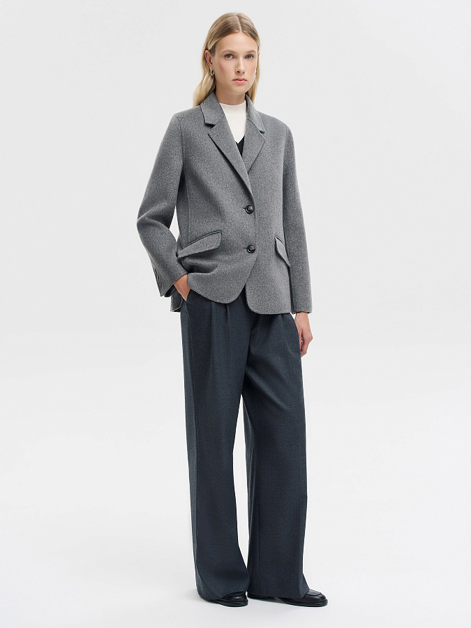 LSWN-042032 Пальто (серый, M)