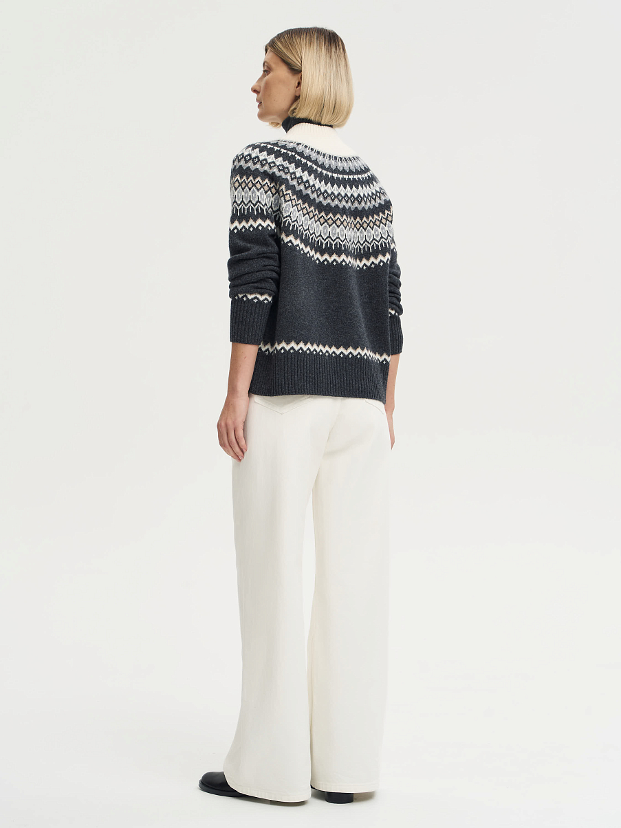 Джемпер из шерсти с кашемиром