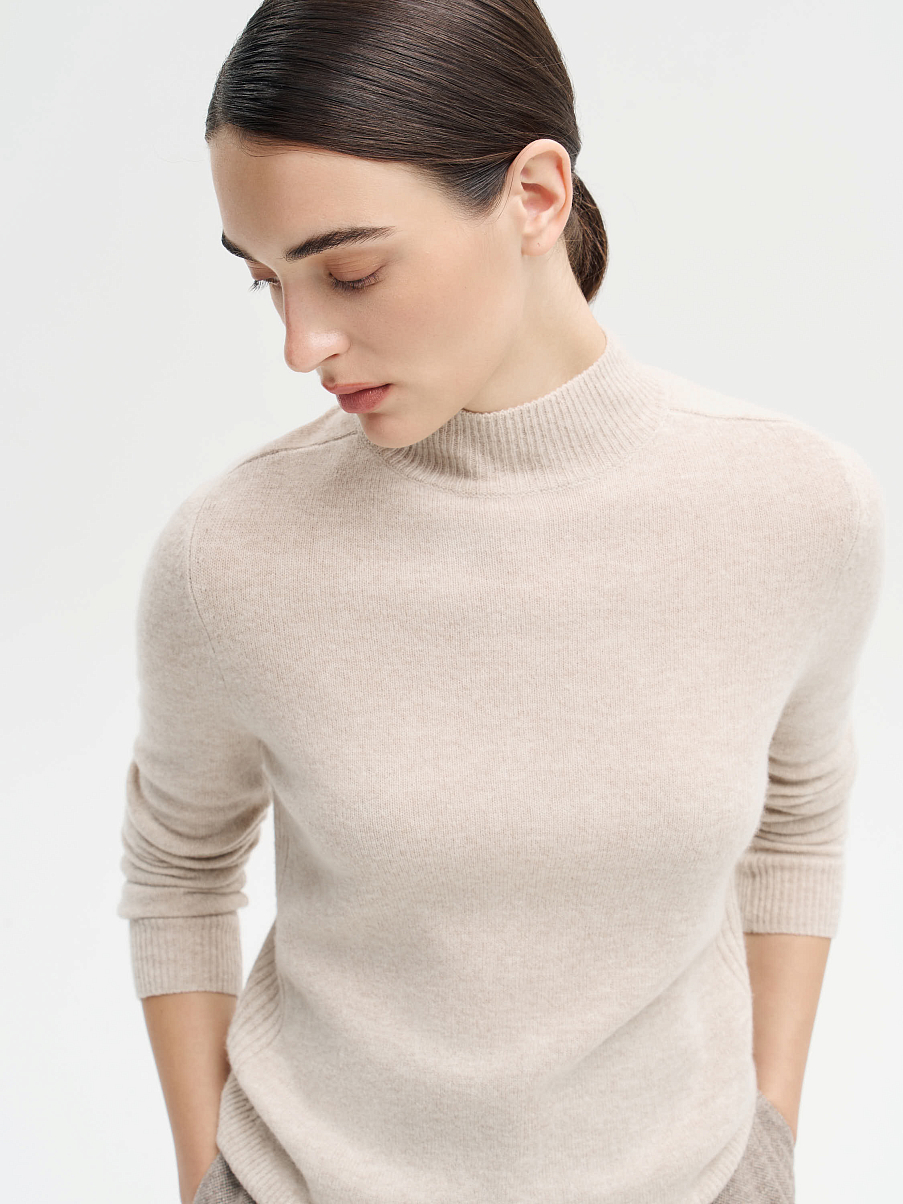 Джемпер с горлом из мериноса