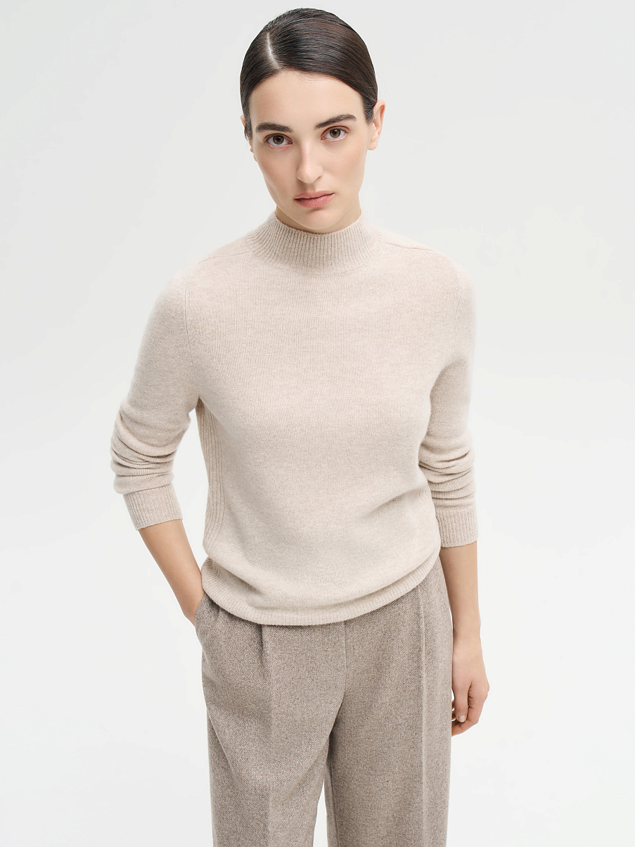 Джемпер с горлом из мериноса